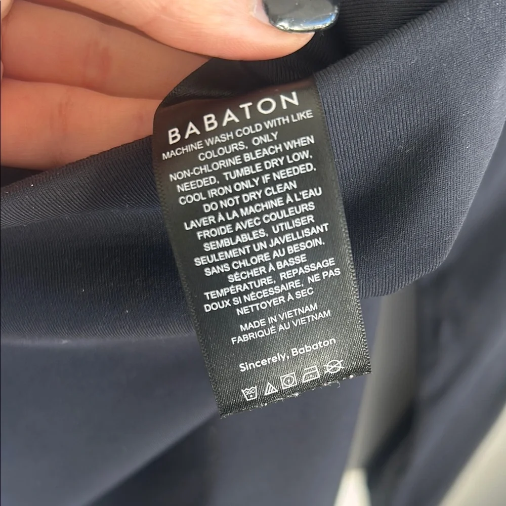 Aritzia Babaton Contour Squareneck Longsleeve Bodysuit in Black, Size Small - Picture 6 of 7